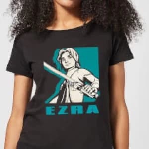 Star Wars Rebels Ezra Womens T-Shirt - Black
