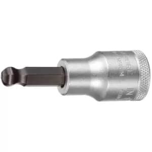 Gedore Screwdriver bit socket 1/2" ball end in-hex 6 mm