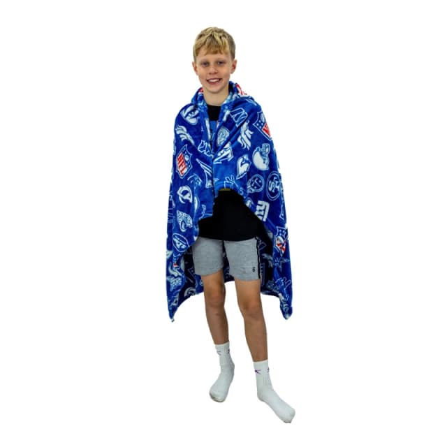 NFL NFL NFL Iconic Hooded Fleece Blanket - Multi One Size Unisex