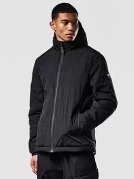 Weekend Offender Technician Thermo Padded Face Mask Jacket - Black, Size L, Men