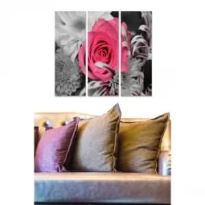 MDF20366 Multicolor Decorative MDF Painting (3 Pieces)