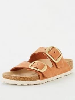 Birkenstock Arizona Double Strap Big Buckle Flat Sandal - Brandy, Brandy, Size 4, Women