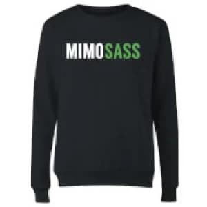 Mimsass Womens Sweatshirt - Black - 3XL - Black