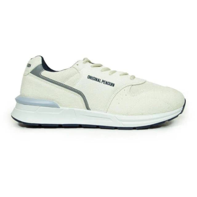 Original Penguin Mens Hustle Court Trainers Off White male 10 (45)