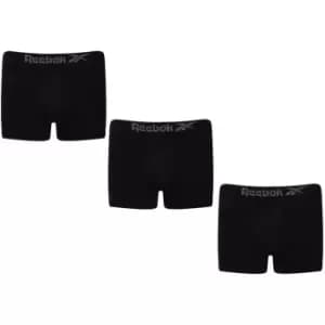 Reebok 3 Pack Dale Trunks Mens - Black