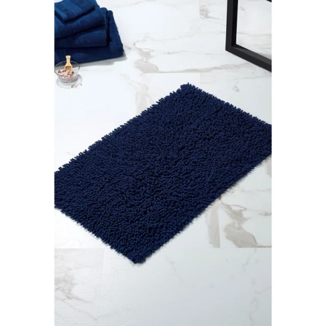 Homelife Cotton Loop Bathmat - Blue Blue One Size