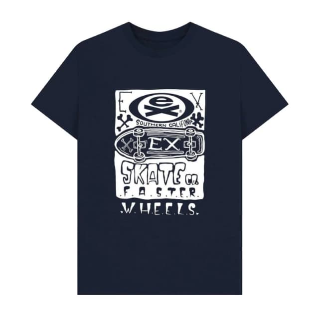 Extreme Mens Southern California T-Shirt in Navy Size: XS Navy Male XS