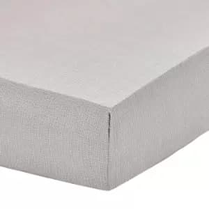 Bedeck of Belfast Kayah Double Fitted Sheet, Charcoal