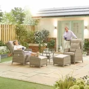 Nova Oyster 5 Piece Outdoor Lounge Set