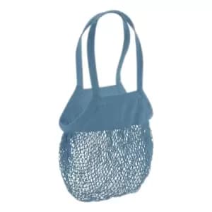 Westford Mill Organic Cotton Mesh Grocery Bag (One Size) (Airforce Blue)