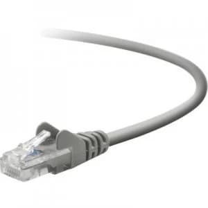 Belkin RJ45 Networks Cable CAT 5e U/UTP 2m Grey incl. detent