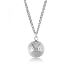 Ladies Radley Sterling Silver Bliss Crescent Necklace