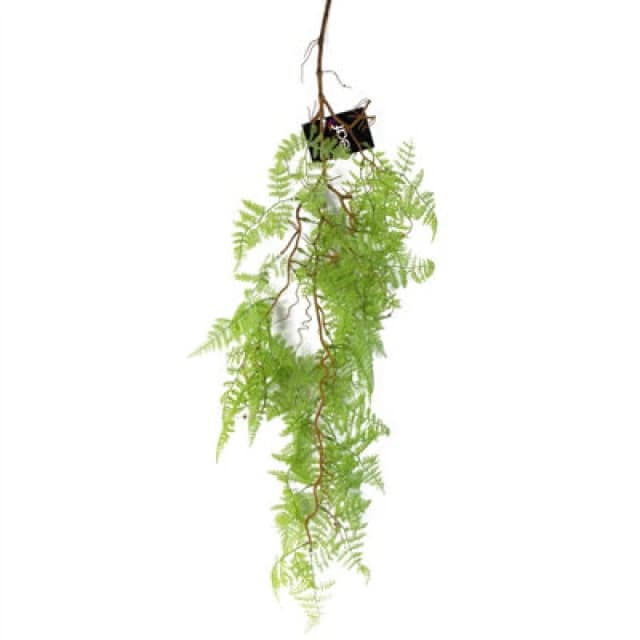 Leaf 100cm Artificial Hanging Maidenhair Fern Plant Light Green Green unisex