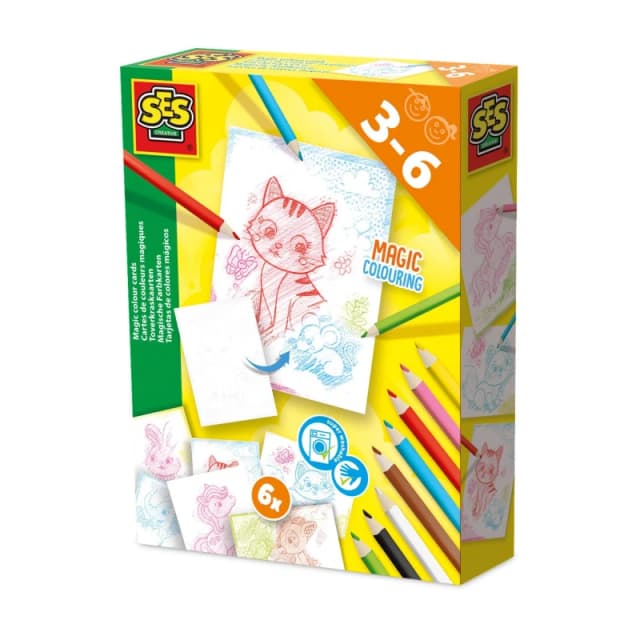 SES Creative Magic colour cards Multi unisex One Size