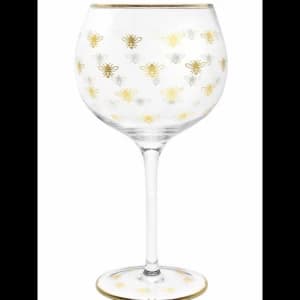 Gold Bees Gin Glass By Lesser & Pavey