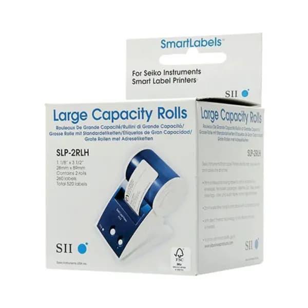 Seiko Seiko Address Label White 29x89mm (Pack of 520) SLPM2RLH SLPM-2RLH