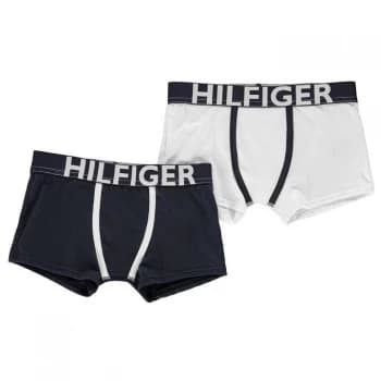 Tommy Hilfiger 2 Pack Trunks - White/Navy