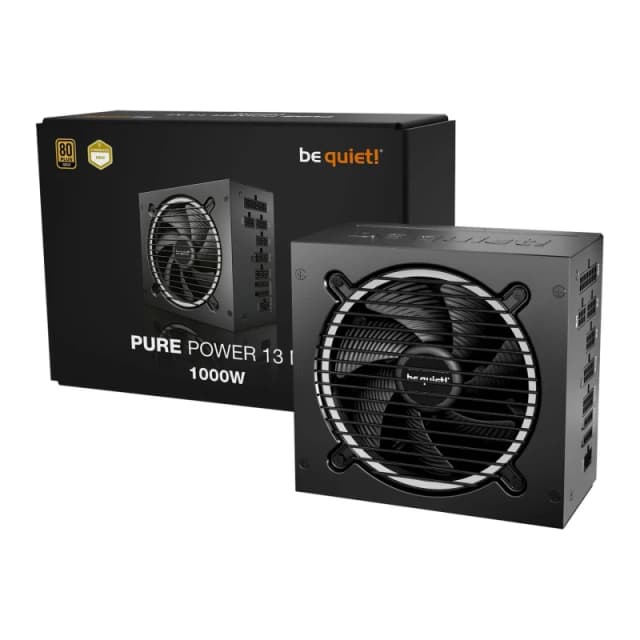 be quiet! Pure Power 13 M 1000W 80 Plus Gold Fully Modular ATX 3.1 PSU Power Supply - BP028EU