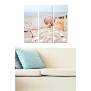 MDF2879929 Multicolor Decorative MDF Painting (3 Pieces)