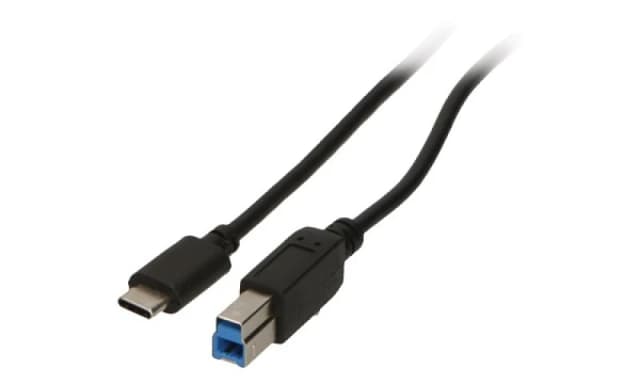 2-Power CAB5014A USB cable 1m USB C USB B Black