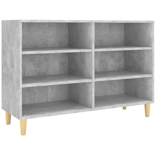 VIDAXL Sideboard Concrete Grey 103.5x35x70cm Engineered Wood Vidaxl 8720286358443
