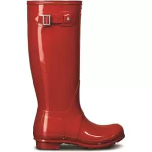 Hunter Womens Original Tall Height Gloss Wellington Boots UK Size 8 (EU 42)