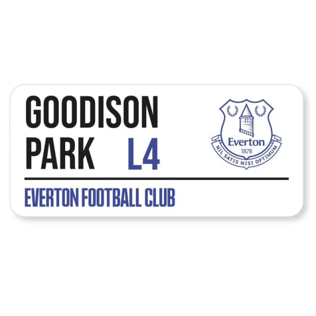 Team 3D Street Sign - Blue Blue One Size