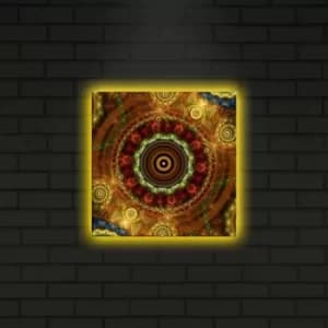 2828DACT-25 Multicolor Decorative LED Lighted Canvas Painting