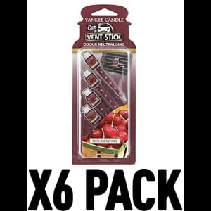 Black Cherry (Pack Of 6) Yankee Candle Vent Stick