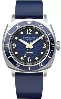 Duckworth Prestex Watch Belmont Dive Blue Rubber