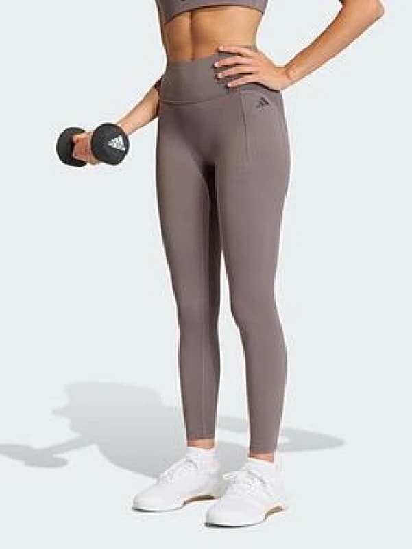 Womens 7/8 leggings adidas Optime Power Marron Female S