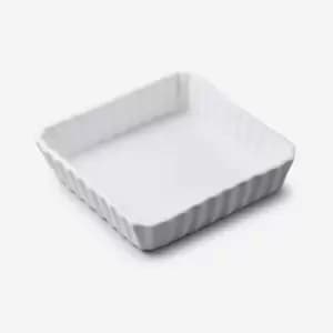 Porcelain Square Flan Dish 12cm