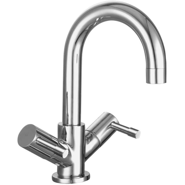 nuie Series 2 Econ Mono Swvel Spout with wast - Chrome, Silver FJ317