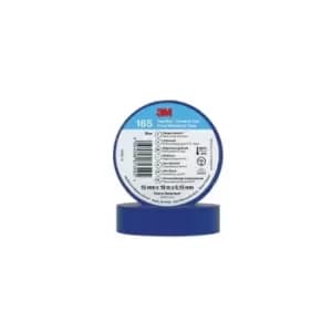 3M TEMFLEX 165 15MM X 10M VINYLELECTRICAL TAPE Blue - EU- you get 100