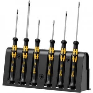 Wera 1578 A/6 ESD Screwdriver set 6 Piece Slot, Phillips