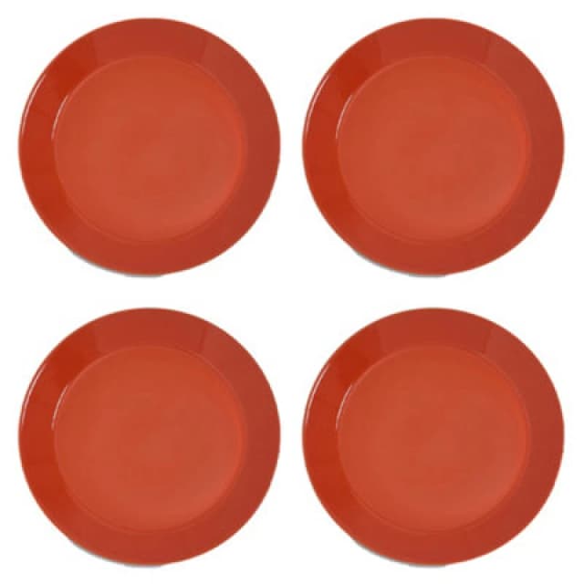Sur La Table Colour Me Happy Set Of 4 Dinner Plate 27.5Cm Orange 1E+13