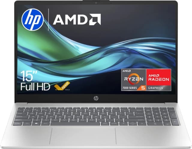 HP 15-fc0049na 15.6" Laptop - AMD Ryzen 5, 512GB SSD, 16GB RAM - Silver