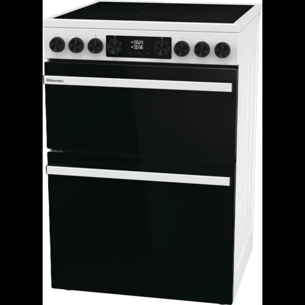 Hisense Hi6 Max HDCEC6C20W 60cm Electric Cooker with Ceramic Hob - White - A Rated