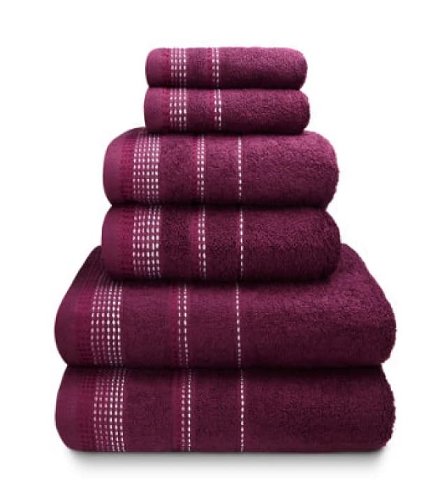 Rapport Home Berkley Pure Cotton Face Towel Mulberry
