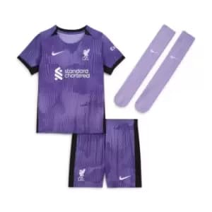 Nike Liverpool Third Minikit 2023 2024 Infants - Purple