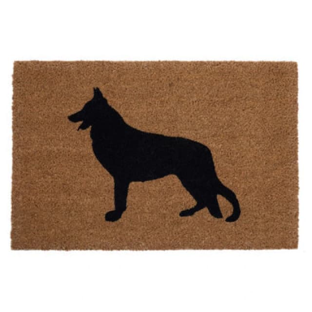 Premier Housewares German Shepherd Doormat Brown