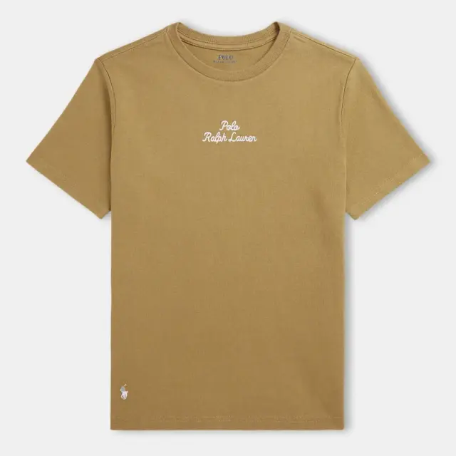 Polo Ralph Lauren Logo T-Shirt Juniors - Brown Brown 9 - 10 Years