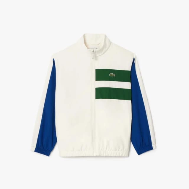 Lacoste Sportsuit Zip-Up Track Jacket Cream male 6