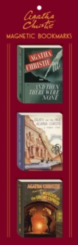 Agatha Christie Magnetic Bookmarks Bookmark