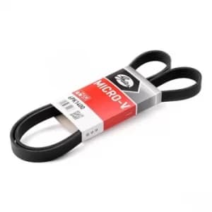 GATES Poly V-Belt RENAULT,HYUNDAI,TOYOTA 6PK1400 04792409AC,04892748AA,4892748AA Ribbed Belt,V Ribbed Belt,Multi V Belt,Poly Belt,V-Ribbed Belts