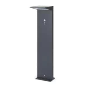 JCC 2W Solar Bollard IP54 Warm White (3000K) Anthracite - JC17070