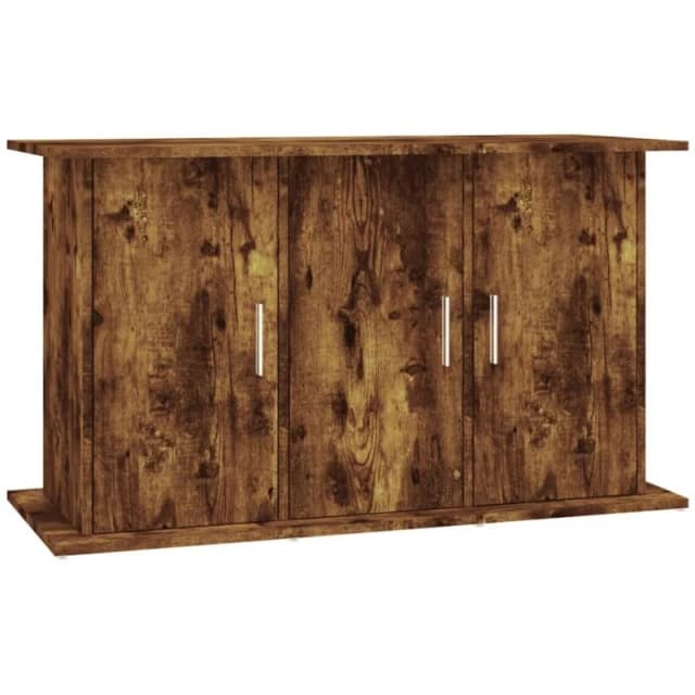 VIDAXL Vidaxl - Aquarium Stand Smoked Oak 101x41x58cm Engineered Wood 8720845418380