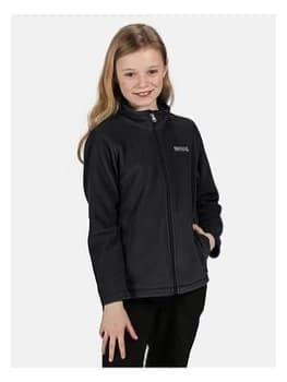 Regatta King II Lightweight Full Zip Fleece - age 3-4 - black