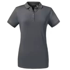 Russell Womens/Ladies Tailored Stretch Polo (S) (Convoy Grey)