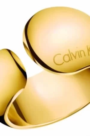 Ladies Calvin Klein Gold Plated Size L Informal Ring KJ6GJR100106